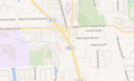 map of 860 U.S. 31 Greenwood, IN 46143