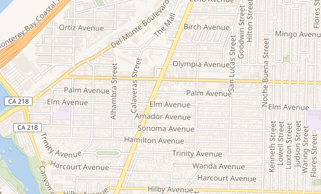 map of 1534 Fremont Blvd, ste C Seaside, CA 93955