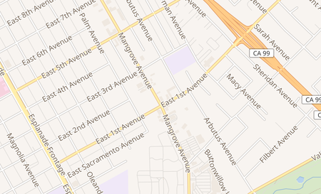 map of 1114 Mangrove Ave Chico, CA 95926