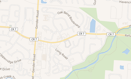 map of 6768 Refugee Rd Canal Winchester, OH 43110