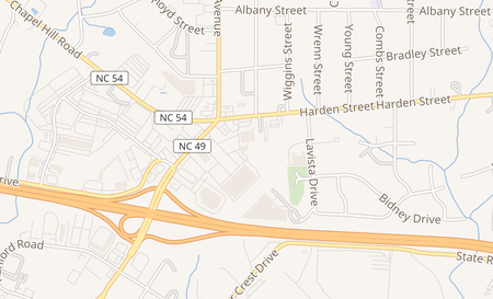 map of 2629 N Church St Burlington, NC 27217