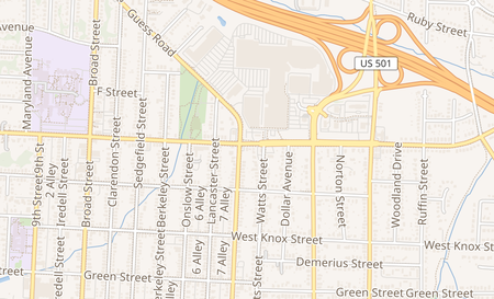 map of 1122 Buchanan Blvd Durham, NC 27701