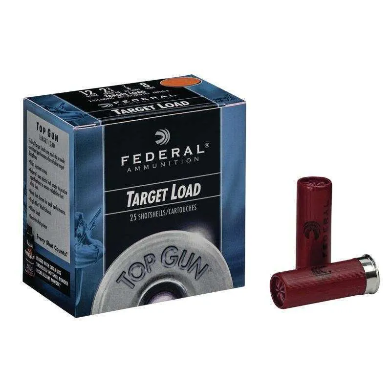 Federal Top Gun 12 Gauge Ammunition 25 Rounds 2-3/4" #7.5 Lead 1-1/8 Ounce TG1275 - Federal
