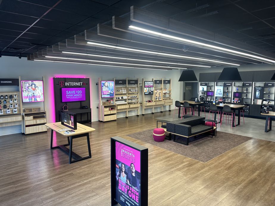 Interior photo of T-Mobile Store at Lake Mead and Rancho, North Las Vegas, NV