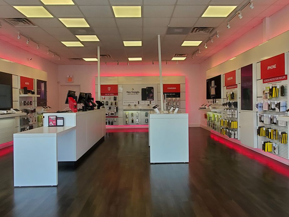 Interior photo of T-Mobile Store at White Horse Pike & Haddon Ave, Absecon, NJ