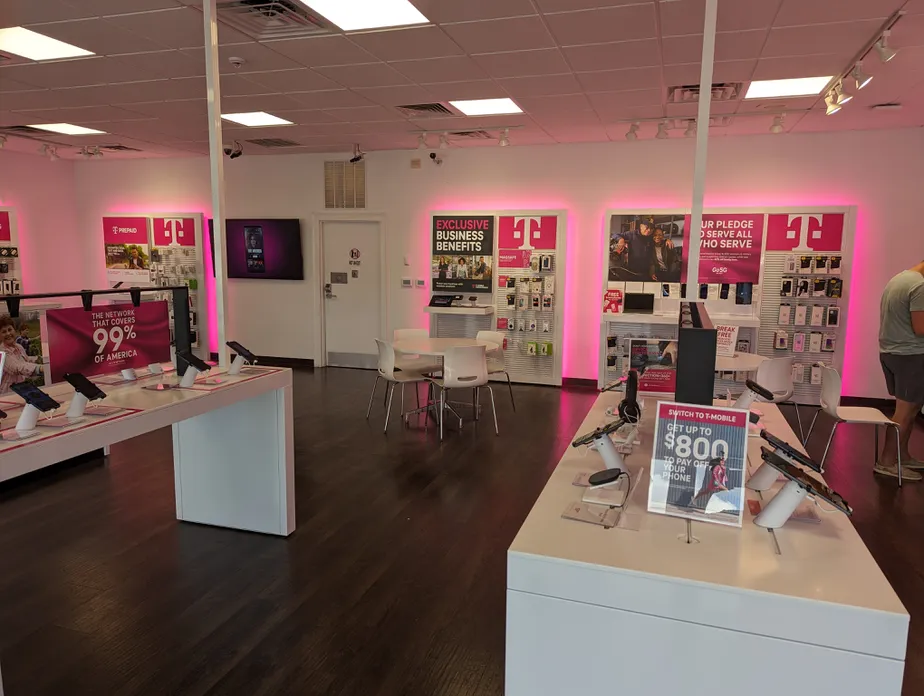 Interior photo of T-Mobile Store at Navy Point Shopping Center, Pensacola, FL