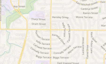map of 900 E Park Row Dr B Arlington, TX 76010