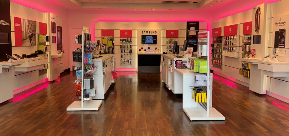 Interior photo of T-Mobile Store at Victoria Gardens, Rancho Cucamonga, CA