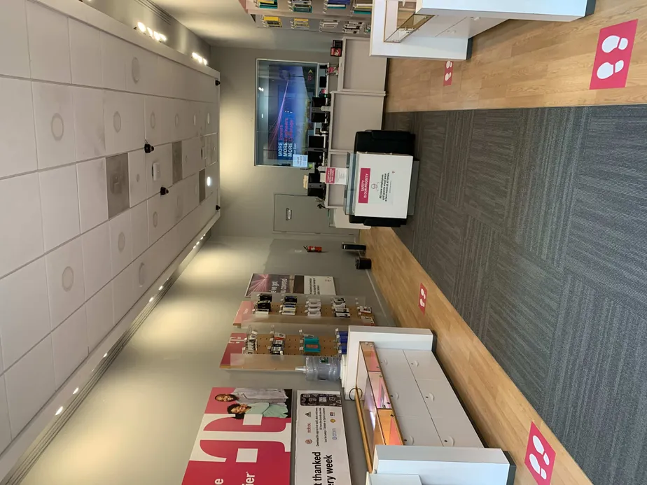 Interior photo of T-Mobile Store at Pheasant Lane Shopping Mall, Nashua, NH
