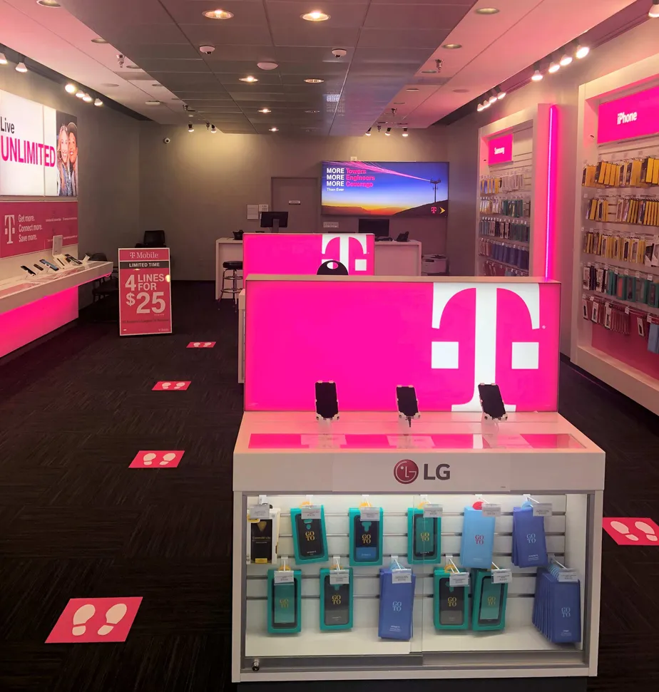Interior photo of T-Mobile Store at Windward Pkwy & Westfield Dr, Alpharetta, GA