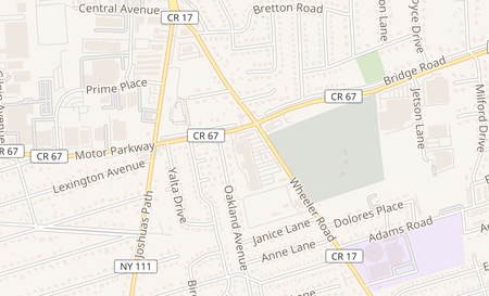 map of 174 Wheeler Rd Central Islip, NY 11722