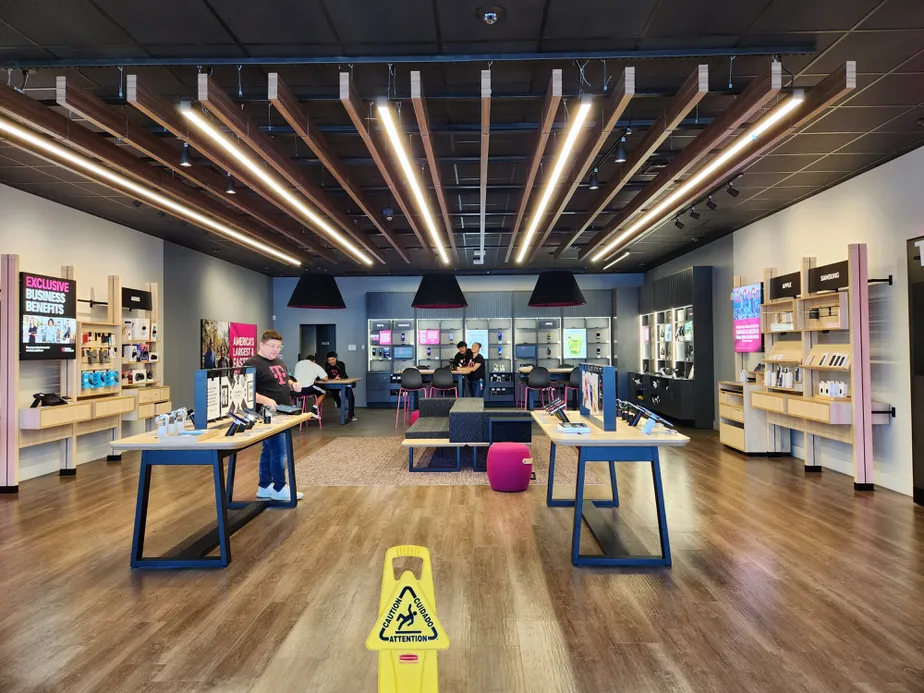 Interior photo of T-Mobile Store at Wolf Ranch Town Center, Georgetown, TX