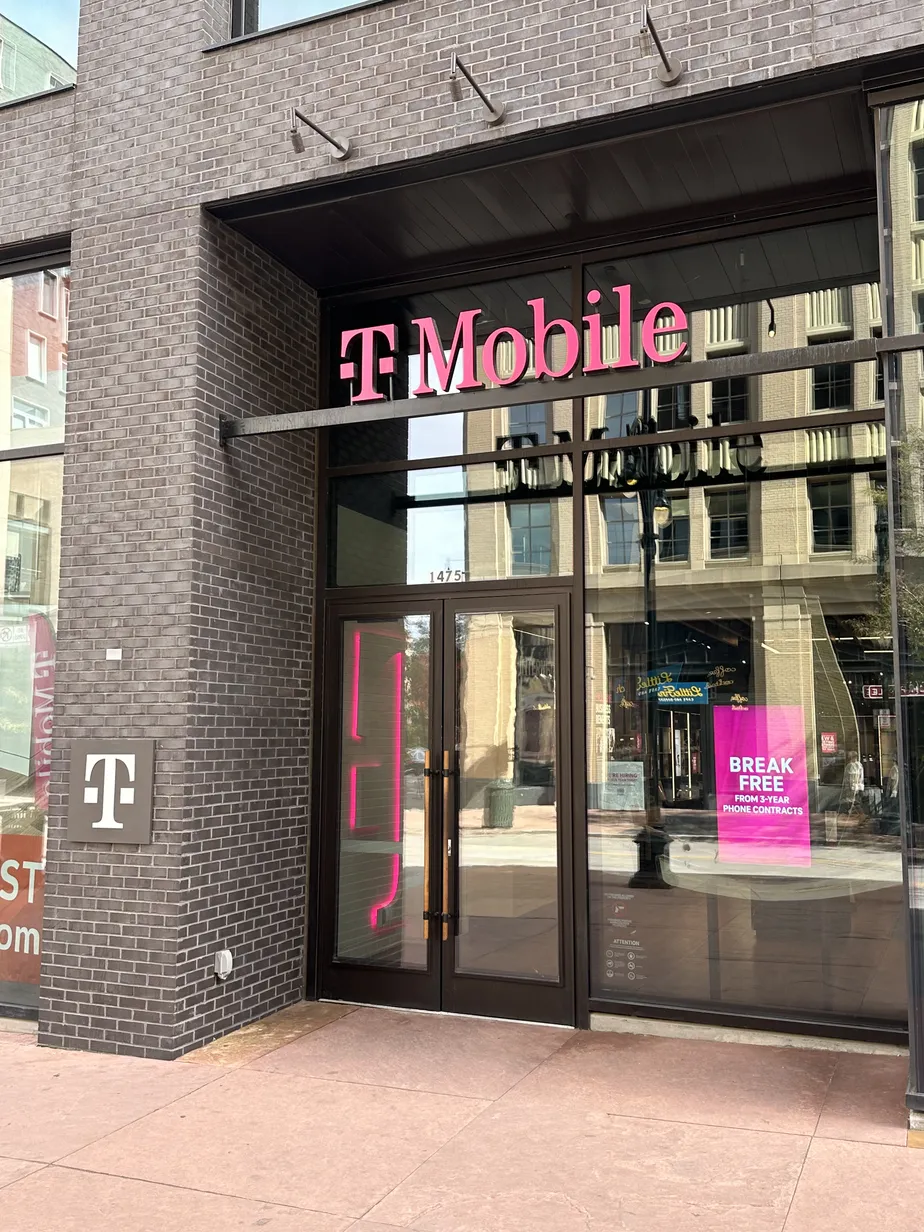 Exterior photo of T-Mobile Store at 16th & Market, Denver, CO