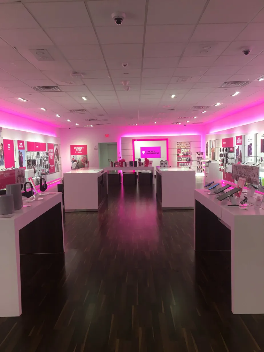 Interior photo of T-Mobile Store at Sunrise Mall 4, Brownsville, TX