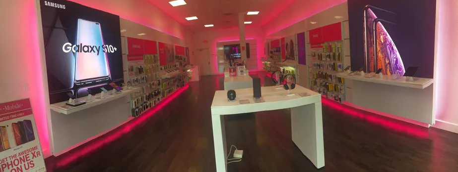 Interior photo of T-Mobile Store at River Rd & I-395, Lisbon, CT