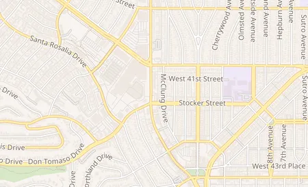 map of 4130 Crenshaw Blvd Los Angeles, CA 90008