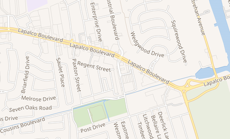 map of 2010 Woodmere Blvd., Suite G Harvey, LA 70058