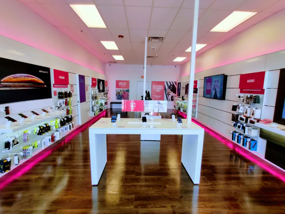Interior photo of T-Mobile Store at Riverstone & Marcotte Rd, Kankakee, IL