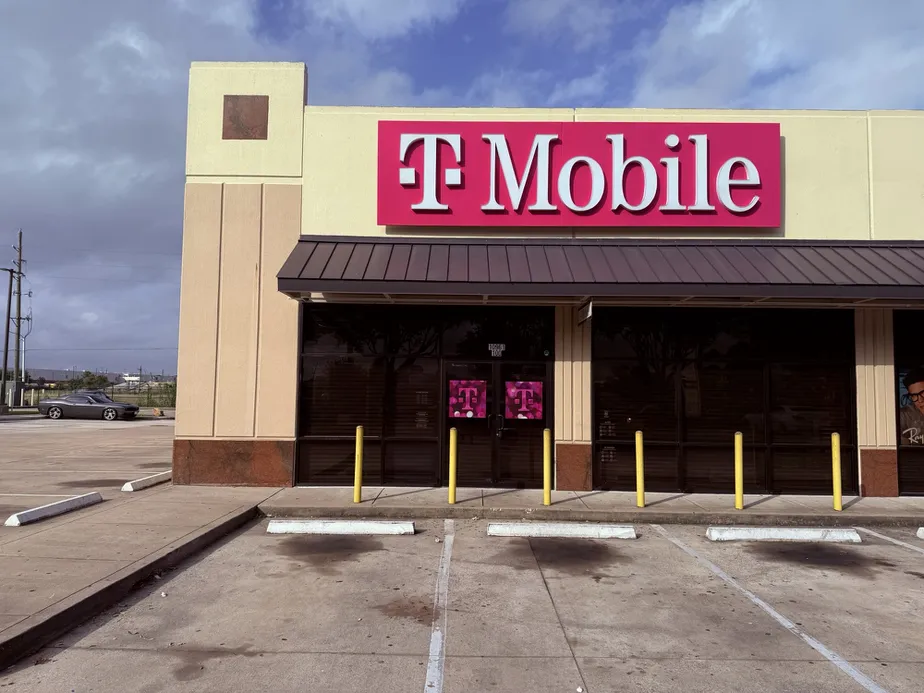  Exterior photo of T-Mobile Store at I-45 & West Rd, Houston, TX 