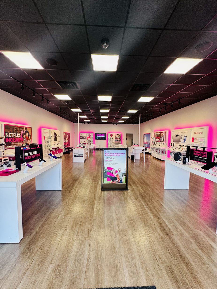 Interior photo of T-Mobile Store at W Interestate 20 & W Bardin Rd, Grand Prairie, TX