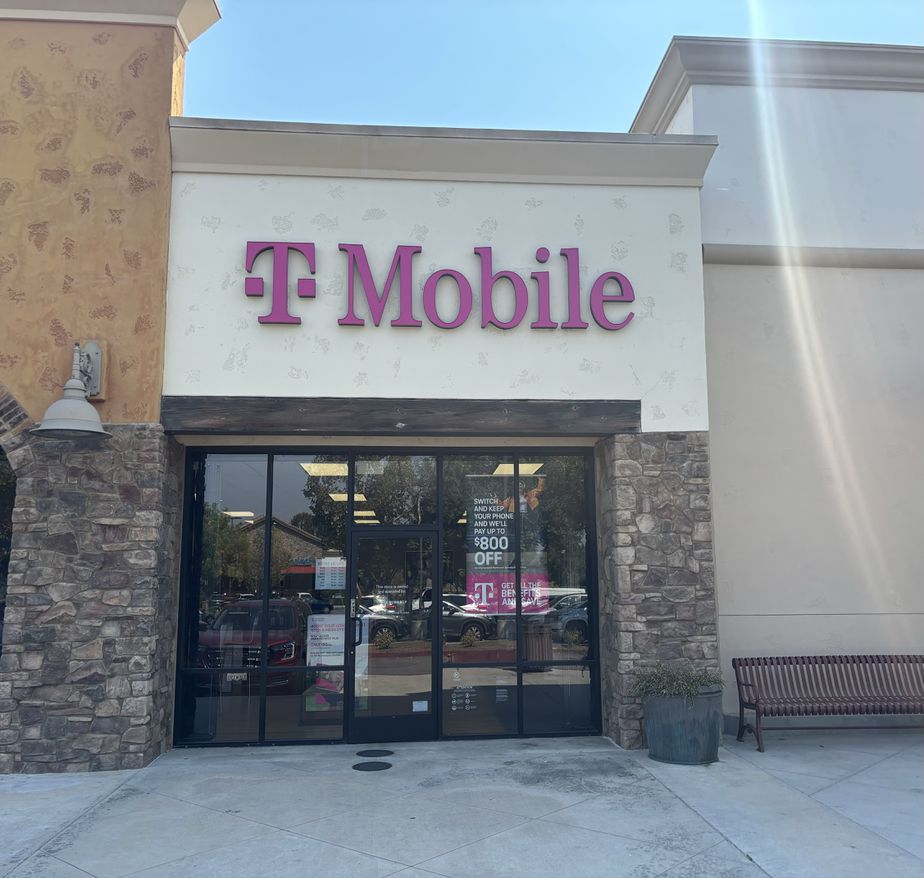 Exterior photo of T-Mobile Store at Benton Rd & Penfield Ln, Winchester, CA
