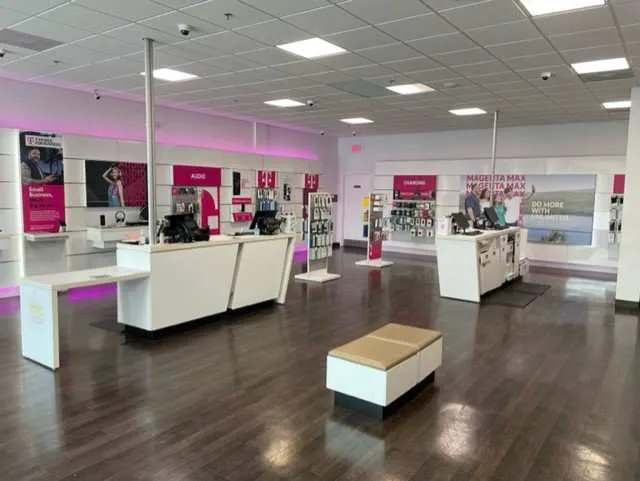 Interior photo of T-Mobile Store at Eastridge Mall, Gastonia, NC