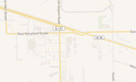 map of 1920 S Mount Zion Rd Macon County, IL 62521