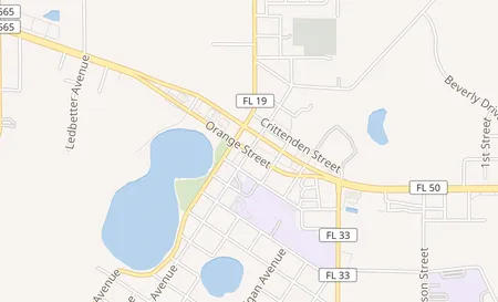 map of 103 W Broad Street Groveland, FL 34736