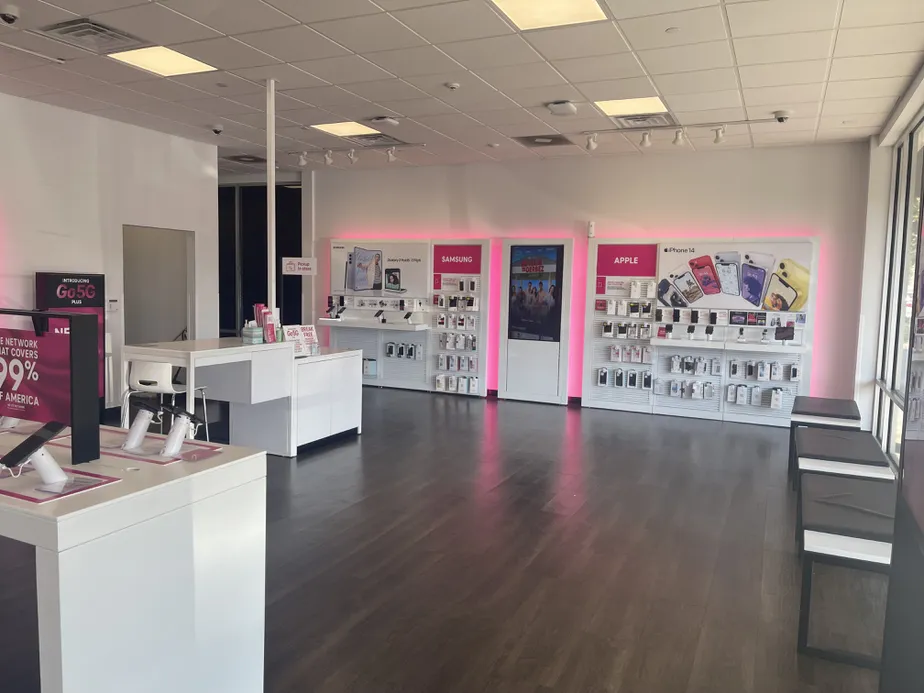 Interior photo of T-Mobile Store at Cobb Corners Dr & Benvenue Rd, Rocky Mount, NC