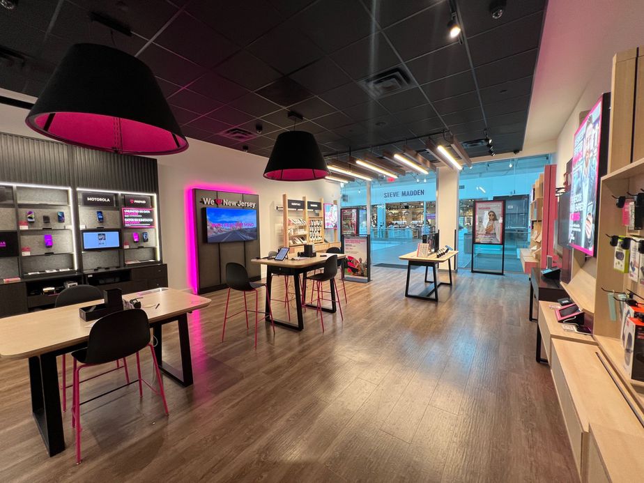 Interior photo of T-Mobile Store at Jersey Gardens, Elizabeth, NJ