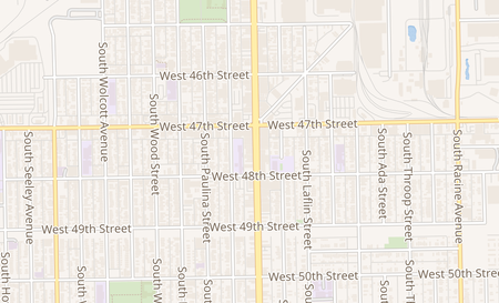map of 4738 S. Ashland Ave Chicago, IL 60609