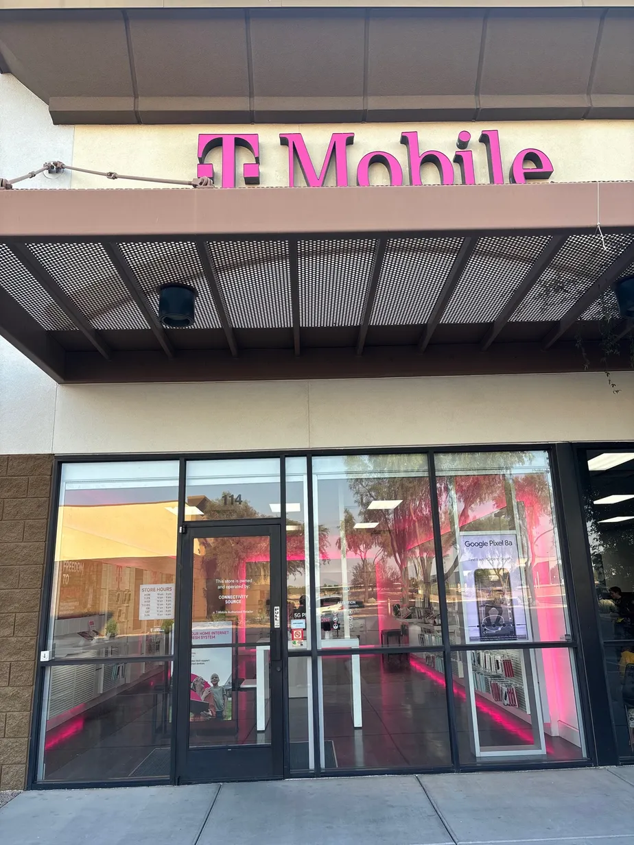  Exterior photo of T-Mobile Store at Combs & Gantzel, San Tan Valley, AZ 