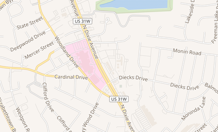 map of 910 N Dixie Ave 103 Elizabethtown, KY 42701