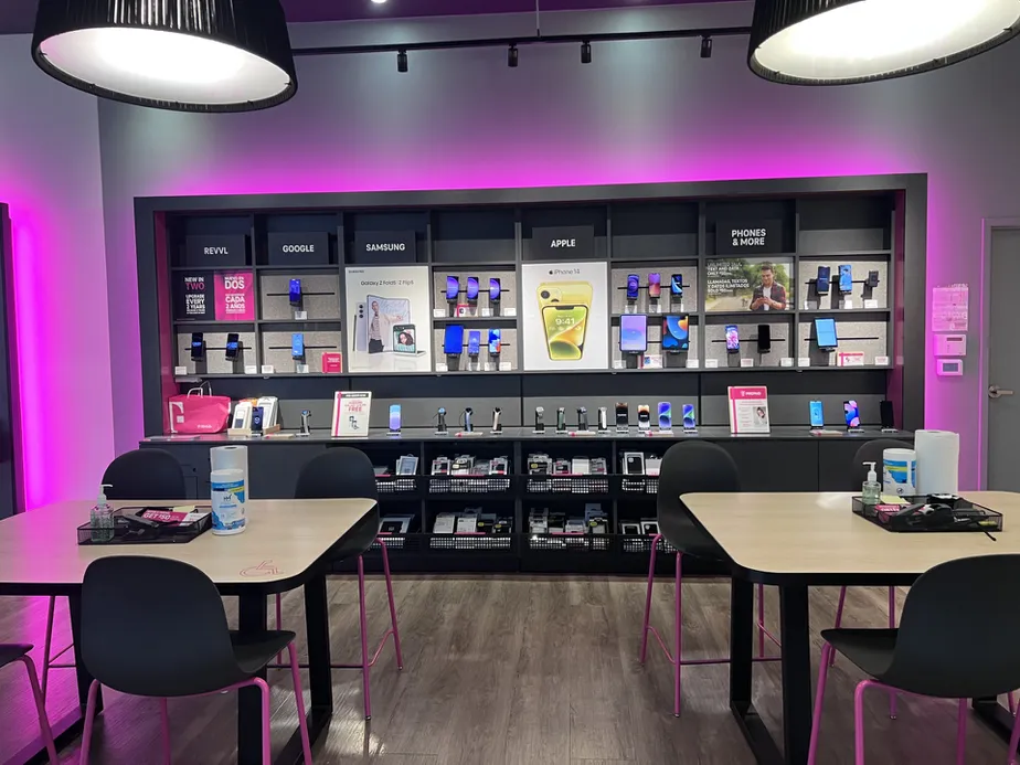 Interior photo of T-Mobile Store at Northridge Mall, Salinas, CA