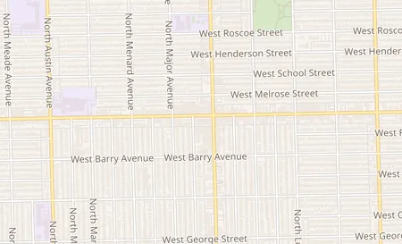 map of 5617 W Belmont Ave Chicago, IL 60634