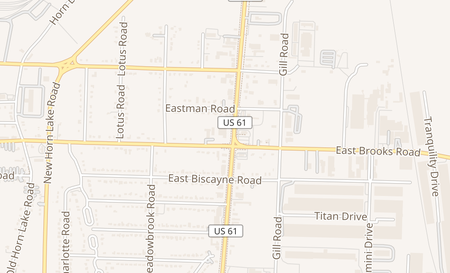 map of 3119 S 3Rd St Memphis, TN 38109