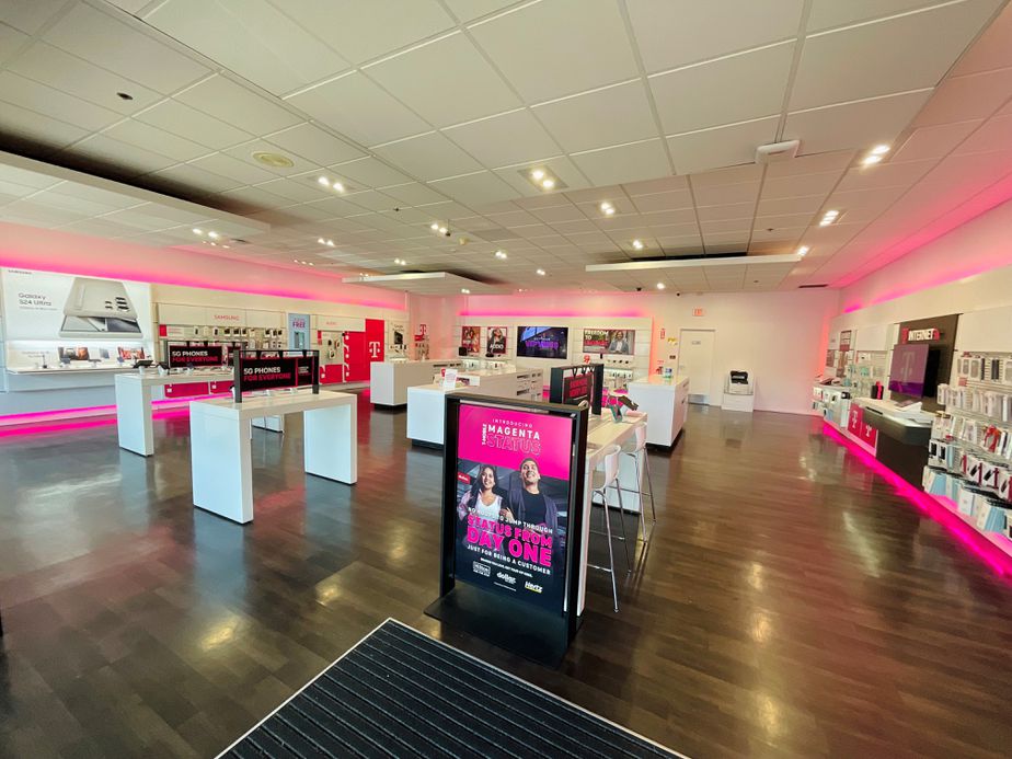 Interior photo of T-Mobile Store at Hacienda, Sunnyvale, CA