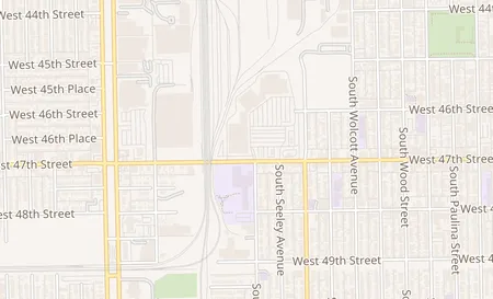 map of 4630 S Damen Ave Unit A12 Chicago, IL 60609