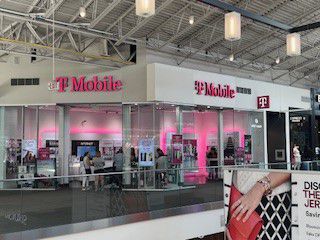 Exterior photo of T-Mobile Store at Jersey Gardens - Food Court, Elizabeth, NJ