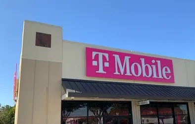  Exterior photo of T-Mobile Store at I-45 & West Rd, Houston, TX 
