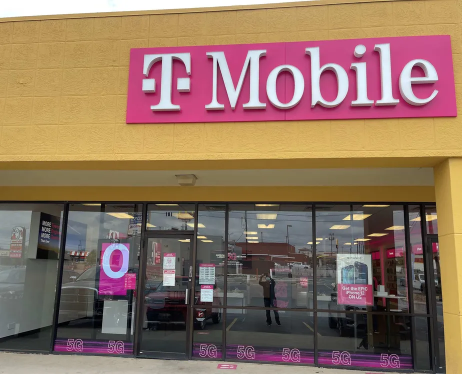 Exterior photo of T-Mobile store at Nacogdoches Rd & Champlain, San Antonio, TX