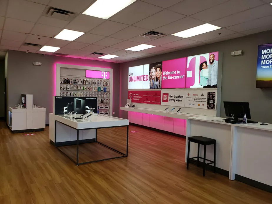 Interior photo of T-Mobile Store at S Peoria St & E Dartmouth Ave, Aurora, CO