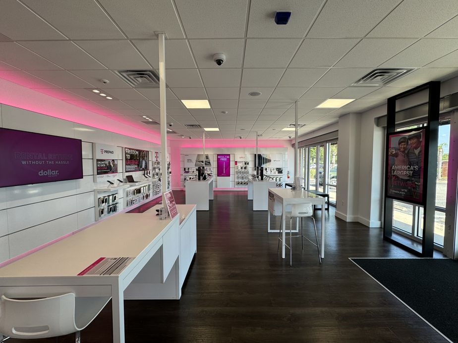Interior photo of T-Mobile Store at Cobblestone Village, St Augustine, FL