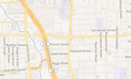 map of 86A East Crosstimbers St Houston, TX 77022