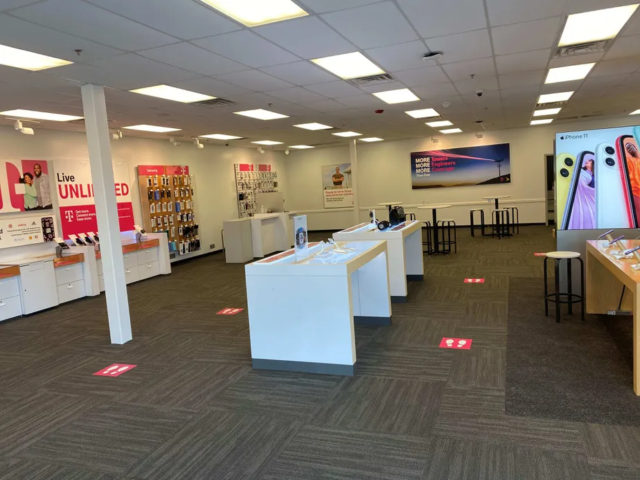 Interior photo of T-Mobile Store at Shackleford Rd & Peach Tree Dr, Little Rock, AR