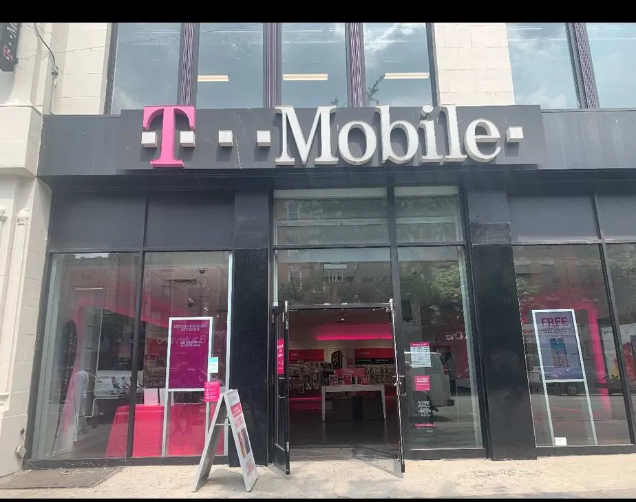 Exterior photo of T-Mobile store at Southern Blvd & Aldus St, Bronx, NY