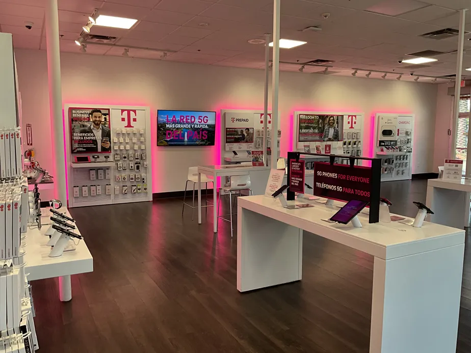  Interior photo of T-Mobile Store at Red Hill & Edinger, Tustin, CA 