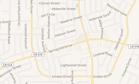 map of 11067 Spring Hill Drive Spring Hill, FL 34608