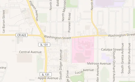 map of 2751 Washington St Waukegan, IL 60085