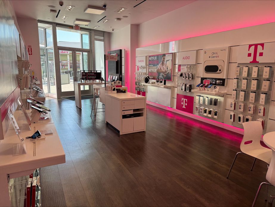 Interior photo of T-Mobile Store at Fashion Valley, San Diego, CA